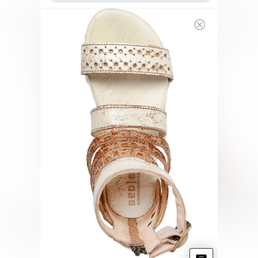 Bed Stu Artemis Moon Genuine Leather Nectar Lux Gladiator Sandal 🌞 Worn once.